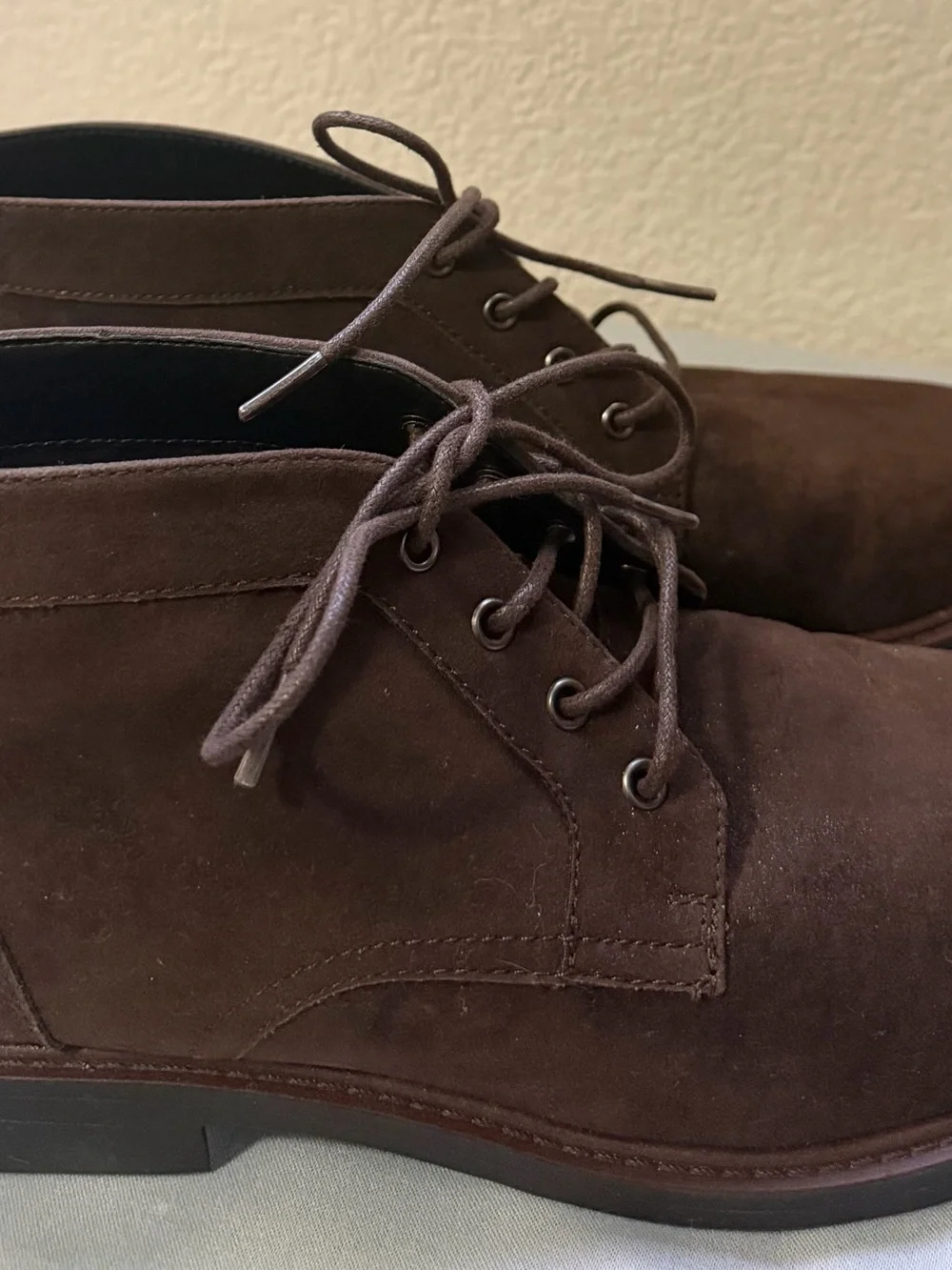Alfani Brown Suede Chukka Boots